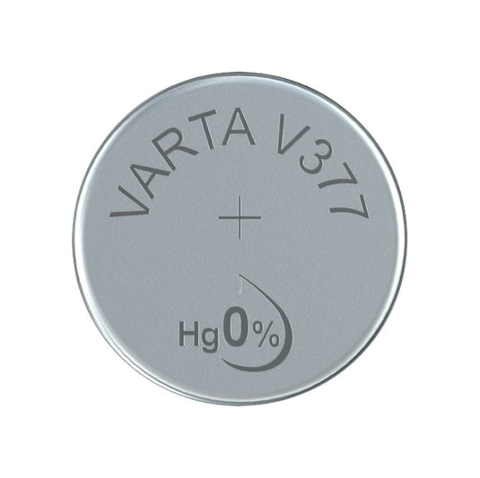 Varta V377 Knoopcel Batterij Zilver