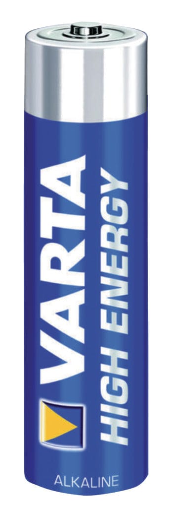 Varta 4903/2B Batterij Alkaline Aaa/Lr03 1.5 V High Energy 4-Blister