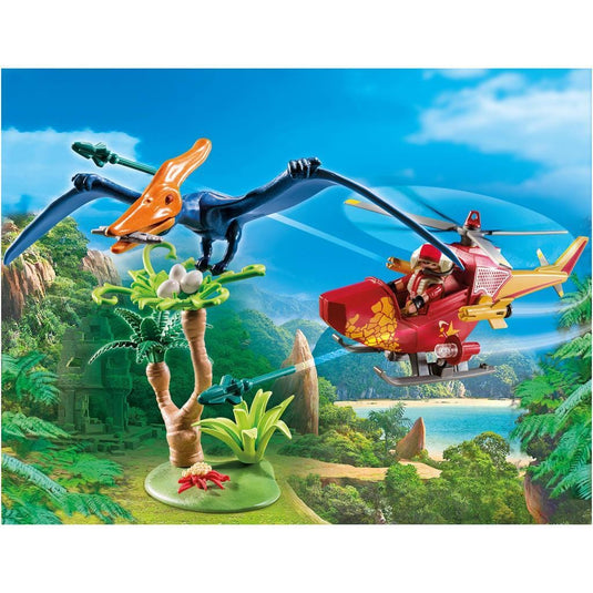 Playmobil 9430 The Explorers Helikopter Met Pteranodon