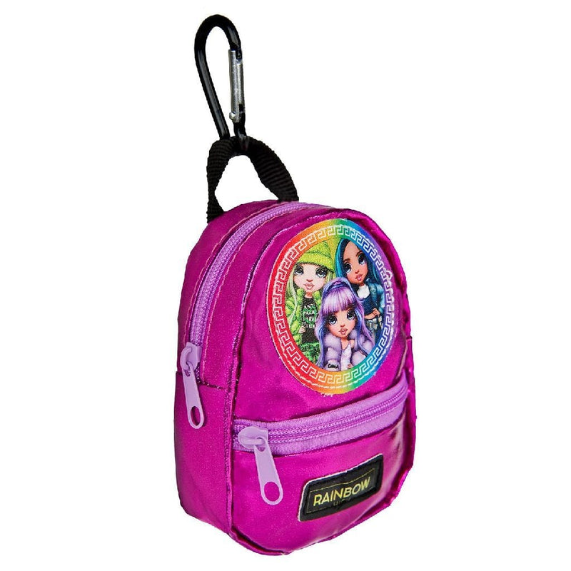 Laad de afbeelding in de Gallery-viewer, Rainbow High Sleutelhanger Mini Rugzak + Accessoires Roze
