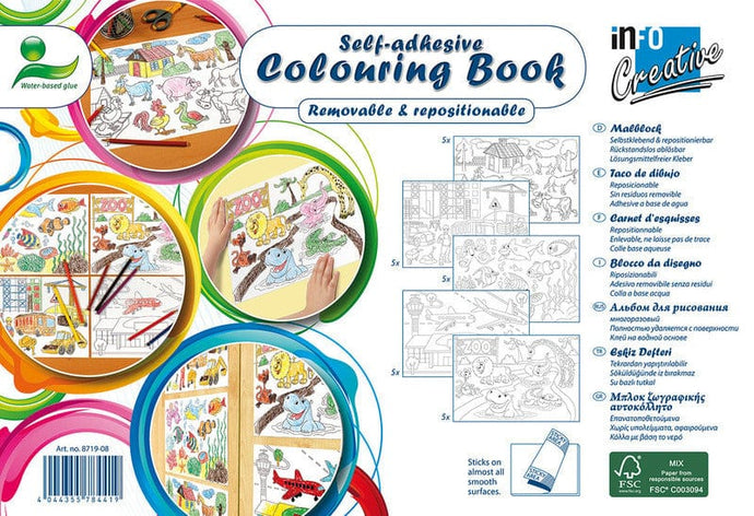 Info Notes In-8719-08 Kleurboek 300Mm X 200Mm Colouring Book