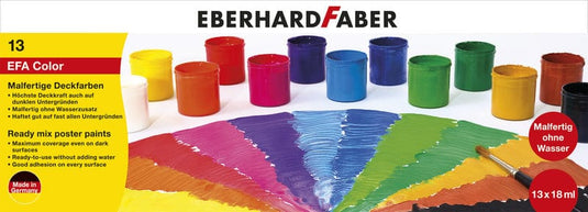 Eberhard Faber Ef-575613 Verfset 13 Potjes Kant En Klaar