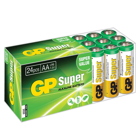 Gp Batteries Gp Gp-Box24Aa Super Alkaline Box 24 Aa