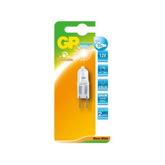 Gp Batteries Gp Gp-056485-Hl Halogeenlamp Capsule Laag Voltage Energiebesparend Gy6.35 28 W