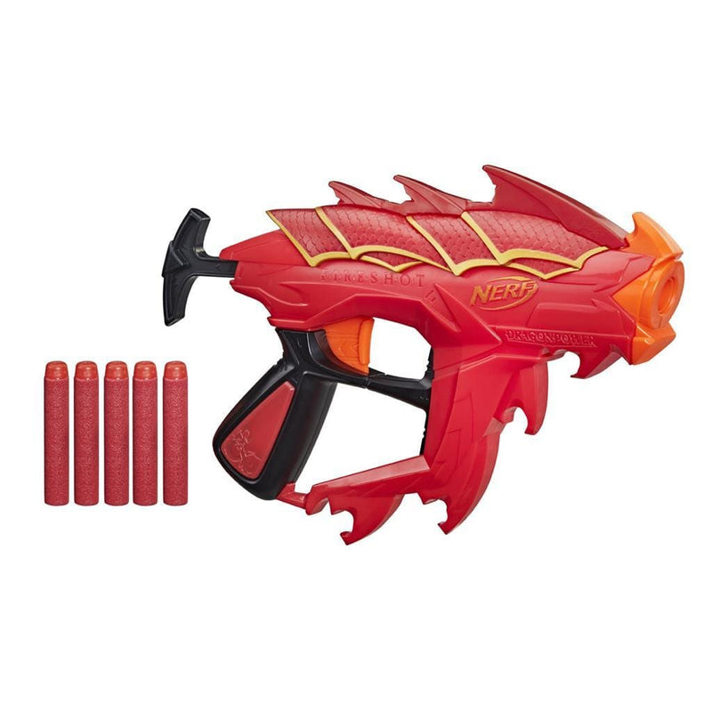 Laad de afbeelding in de Gallery-viewer, Nerf Dragonpower Fireshot Blaster + 5 Darts
