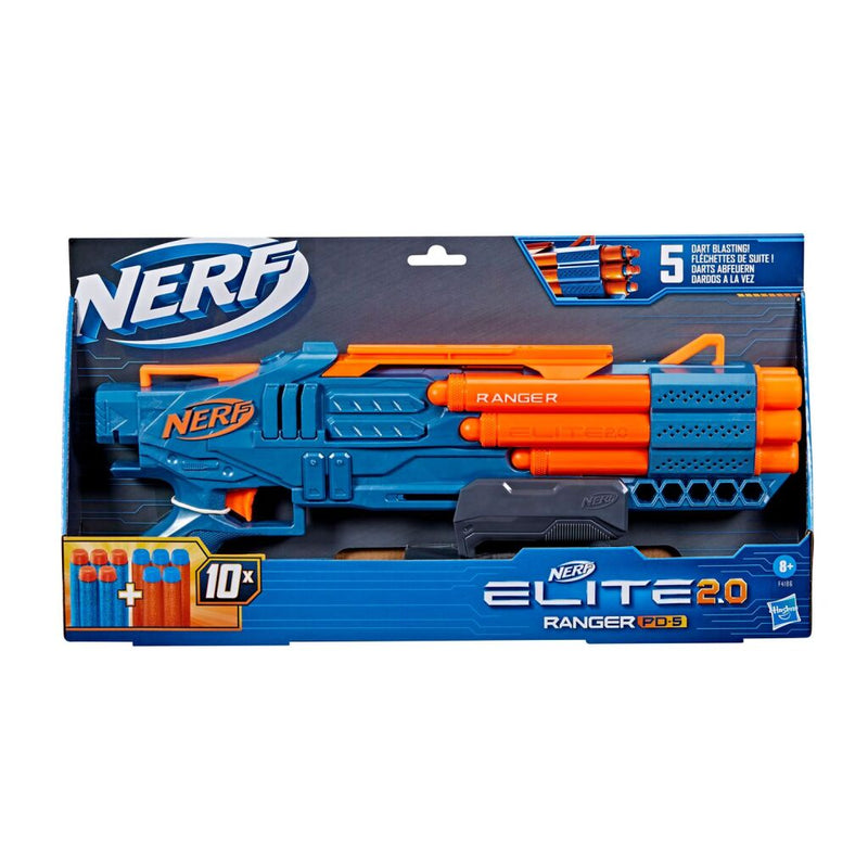 Laad de afbeelding in de Gallery-viewer, Nerf Elite 2.0 Ranger Pd 5 Blaster + 10 Darts
