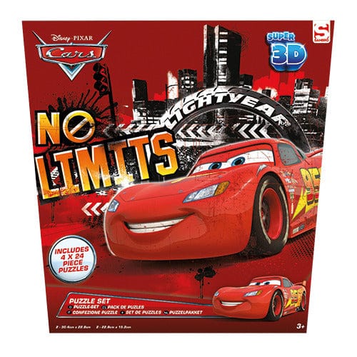Disney Cars 4In1 3D Puzzel