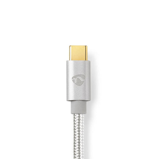 Nedis Cctb39650Al10 Apple Lightning-Kabel Apple Lightning 8-Pins Male - Usb-C 1,00 M Aluminium