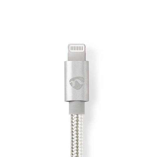 Nedis Cctb39650Al10 Apple Lightning-Kabel Apple Lightning 8-Pins Male - Usb-C 1,00 M Aluminium