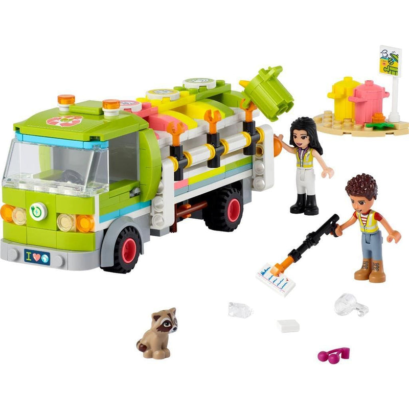 Laad de afbeelding in de Gallery-viewer, Lego Friends 41712 Recycle Vrachtwagen
