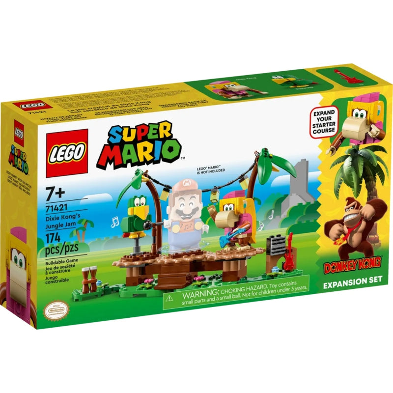 Laad de afbeelding in de Gallery-viewer, Lego Super Mario 71421 Uitbreidingsset Dixie Kongs Jungleshow
