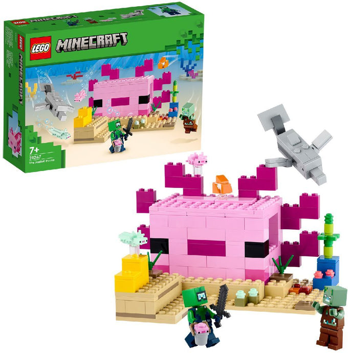 Lego Minecraft 21247 Het Axolotihuis