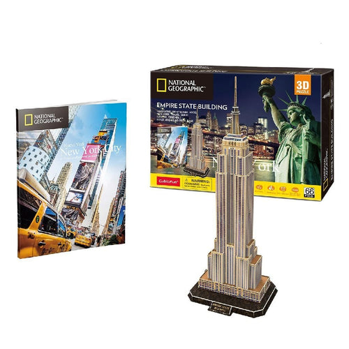 Cubic Fun National Geographic 3D Puzzel The Empire State Building 66 Stukjes