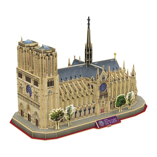 Cubic Fun National Geographic 3D Puzzel Notre-Dame Parijs 128 Stukjes