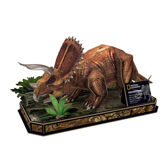 National Geographic Houten 3D Puzzel Triceratops 44 Stukjes