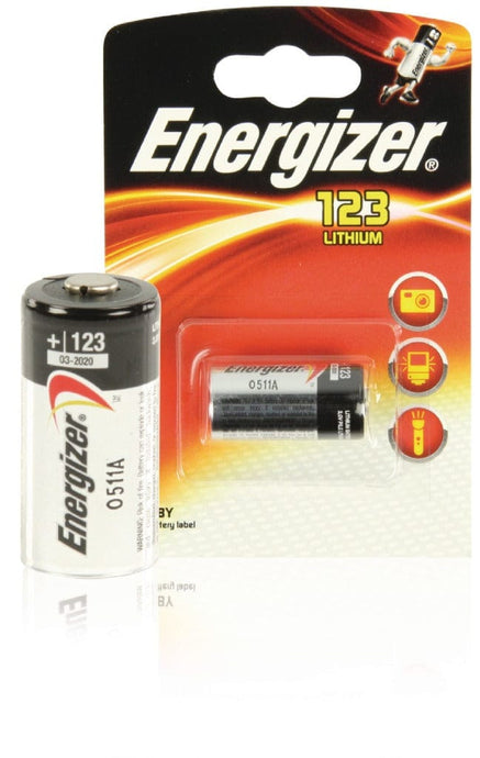 Energizer En123P1 El123 Lithium Foto Batterij 1-Blister