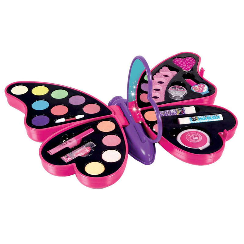 Laad de afbeelding in de Gallery-viewer, Clementoni Crazy Chic Butterfly Beautyset Make-Up Koffer
