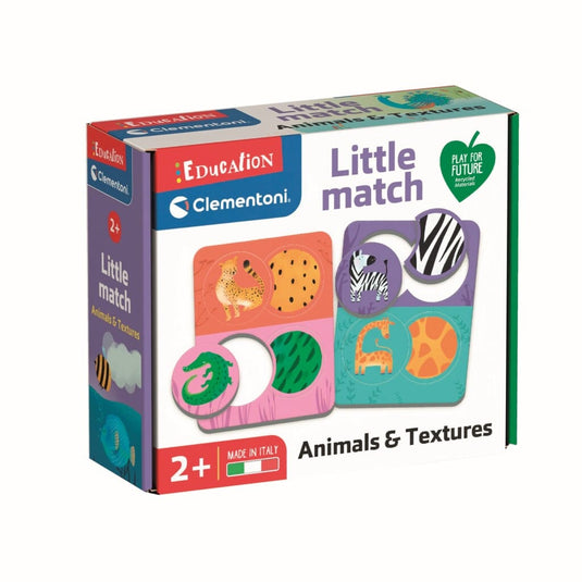 Clementoni Little Match Animals And Texture