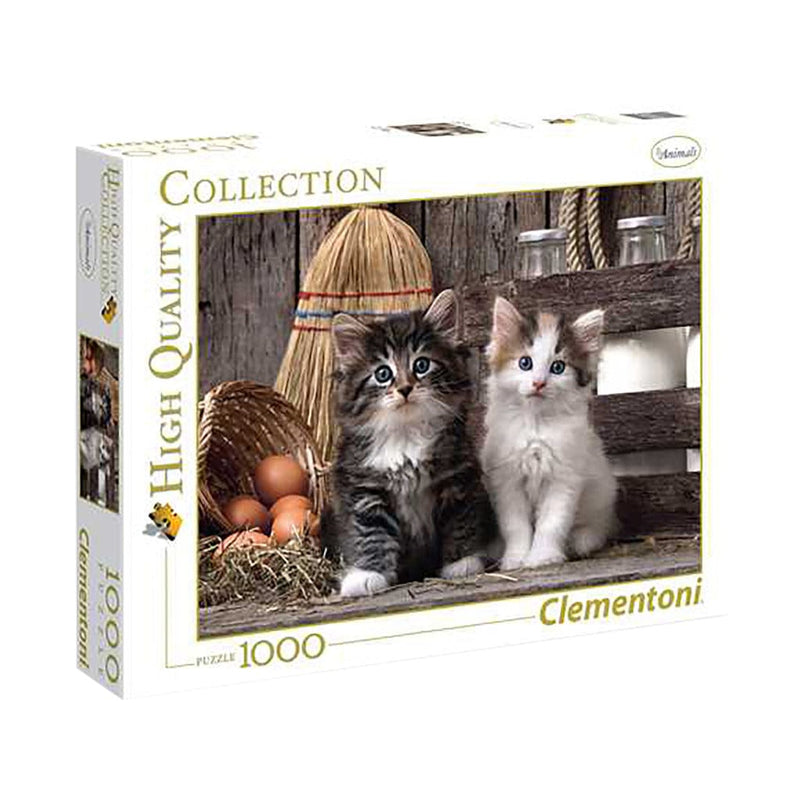 Laad de afbeelding in de Gallery-viewer, Clementoni Puzzel Lovely Kittens 1000 Stukjes
