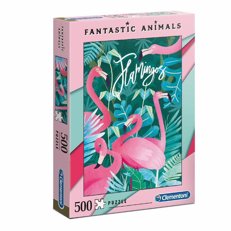 Laad de afbeelding in de Gallery-viewer, Clementoni Fantastic Animals Puzzel 500 Stukjes Assorti
