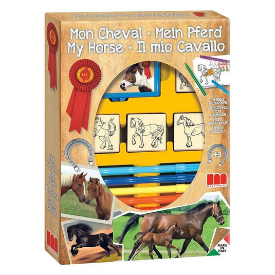 Basic Paarden Stempelset Met Stiften