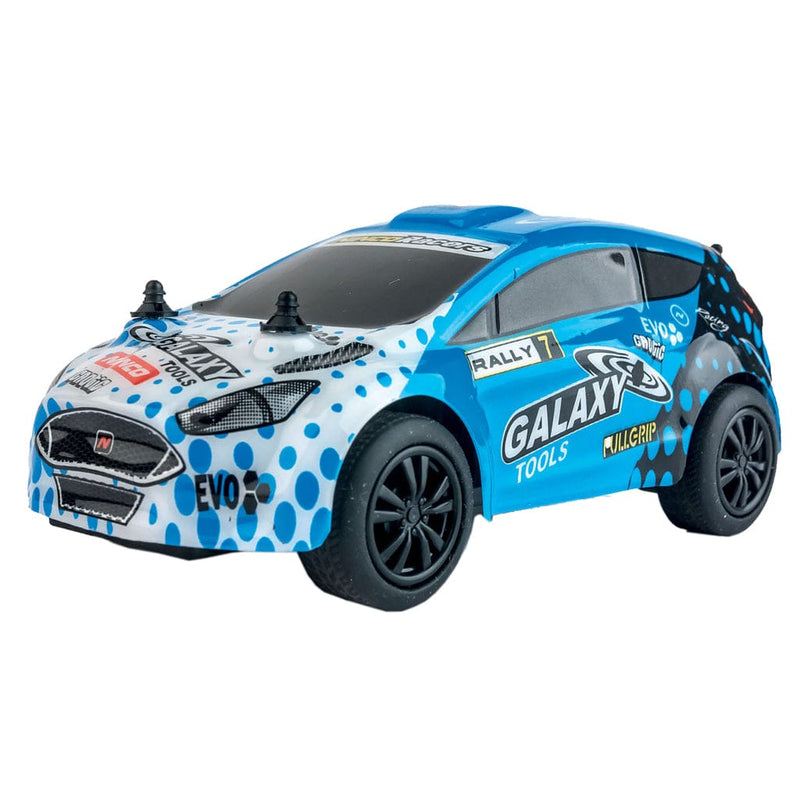 Laad de afbeelding in de Gallery-viewer, Ninco Rc X Rally Galaxy Auto 1:30 Blauw/Wit
