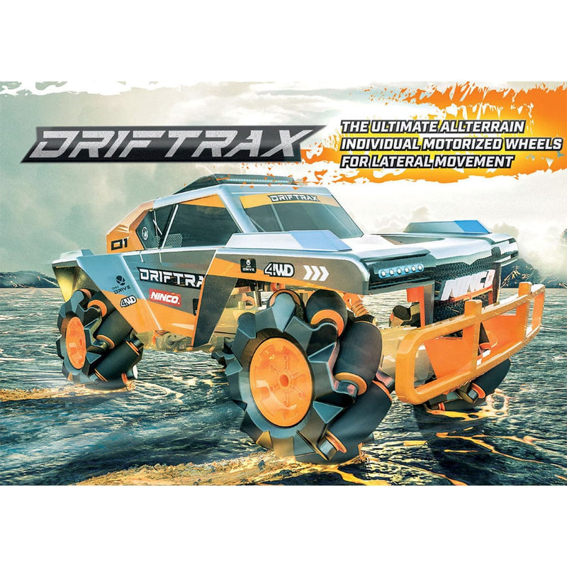 Laad de afbeelding in de Gallery-viewer, Ninco Rc Drift Trax Auto 34X18X15.8 Cm Grijs/Oranje
