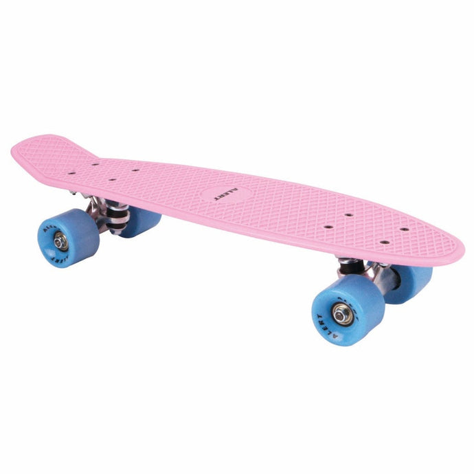 Alert Skateboard 55 Cm Roze/Blauw