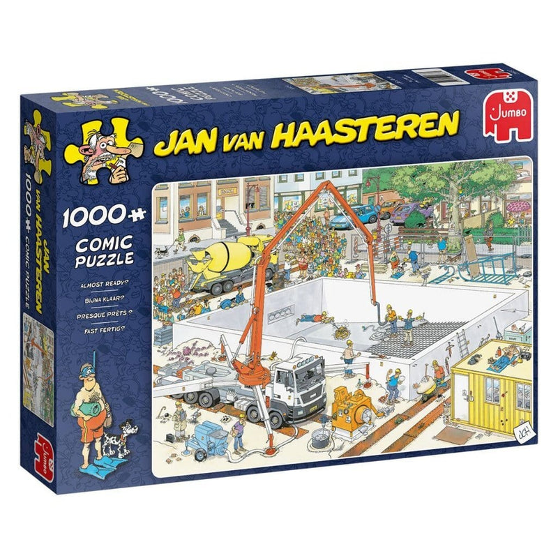 Laad de afbeelding in de Gallery-viewer, Jumbo Puzzel Jan Van Haasteren Bijna Klaar 1000 Stukjes
