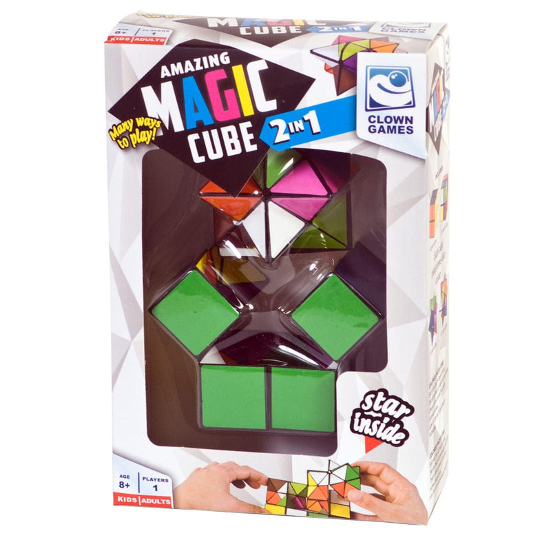 Laad de afbeelding in de Gallery-viewer, Clown Games 2In1 Magic Cube
