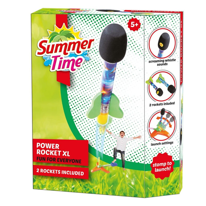 Laad de afbeelding in de Gallery-viewer, Summertime Power Rocket Xl Met 2 Raketten + Geluid
