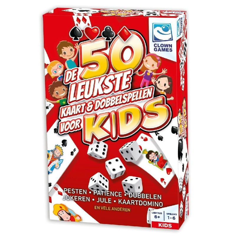 Laad de afbeelding in de Gallery-viewer, Clown Games Kids 50 Kaart&amp;Dobbel Spellen
