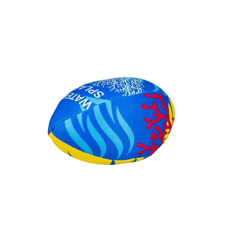 Laad de afbeelding in de Gallery-viewer, Summertime Soft Water Splash Mini Rugbybal Geel/Blauw
