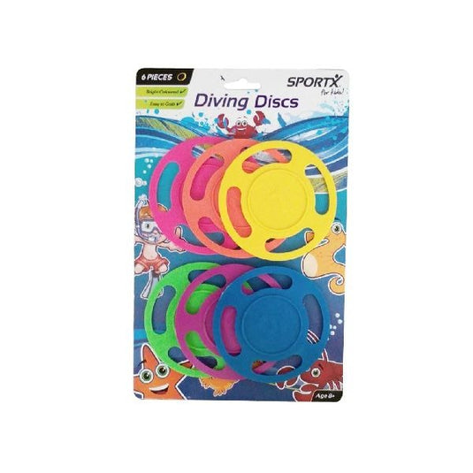 Sportx Diving Discs 6 Stuks
