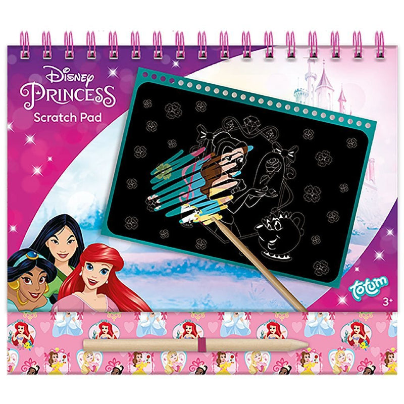 Laad de afbeelding in de Gallery-viewer, Totum Disney Princess Scratch Book
