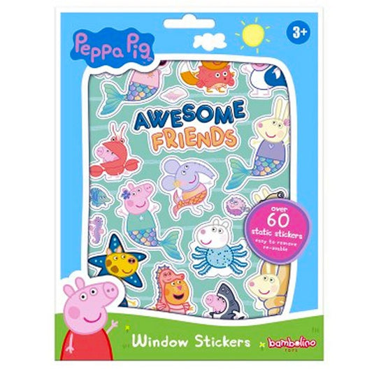 Bambolino Toys Peppa Pig Herbruikbare Raamstickers