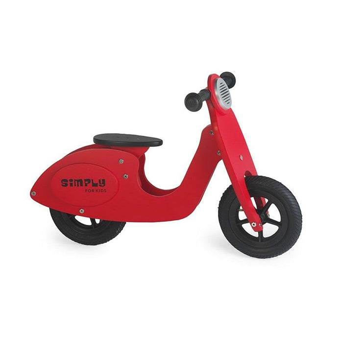 Simply For Kids Houten Loopscooter Rood