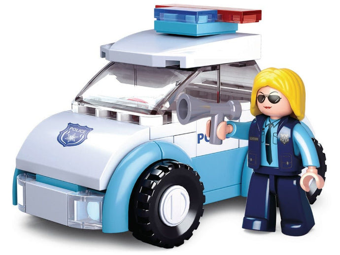 Sluban Girls Dream Serie M38-B0600B Politievrouw Met Politiewagen 69-Delig