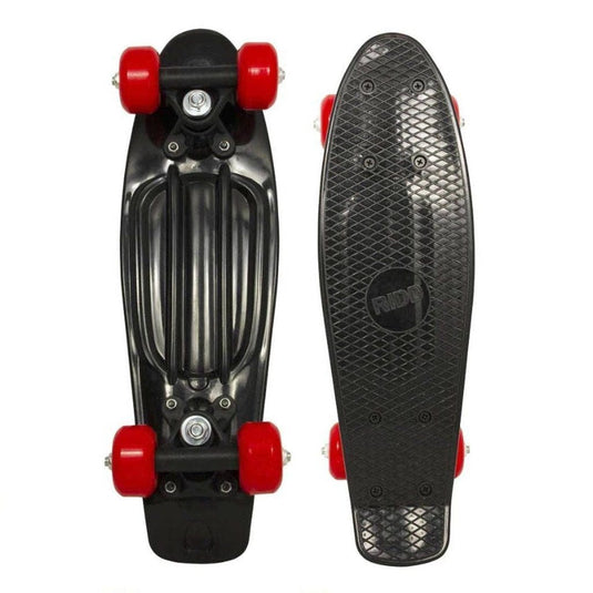 Basic Skateboard 43 Cm Zwart/Rood