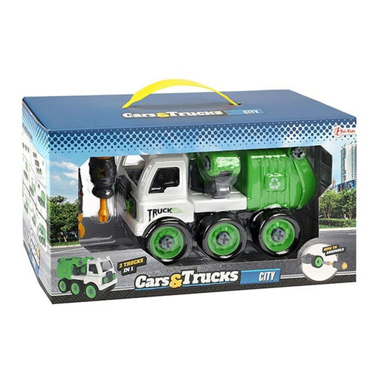 Cars & Trucks Cars &amp; Trucks 3In1 Vuilniswagen