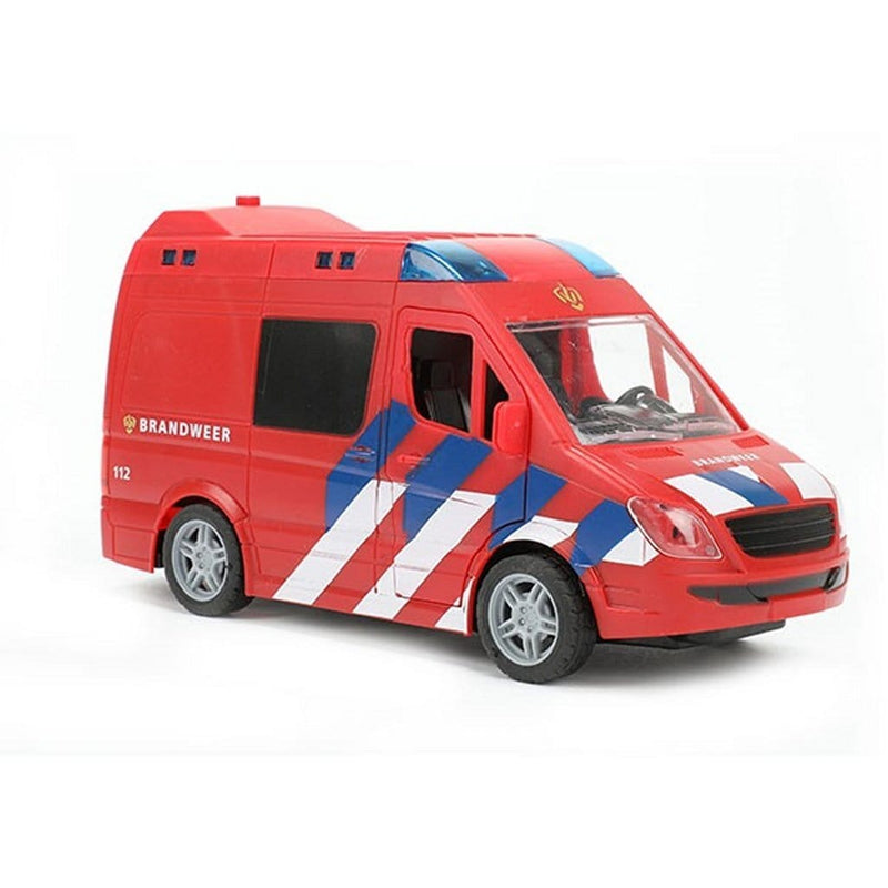Laad de afbeelding in de Gallery-viewer, Toi-Toys Cars &amp; Trucks Brandweerwagen + Licht + Geluid
