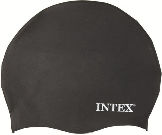 Intex Siliconen Zwemcap-Zwart
